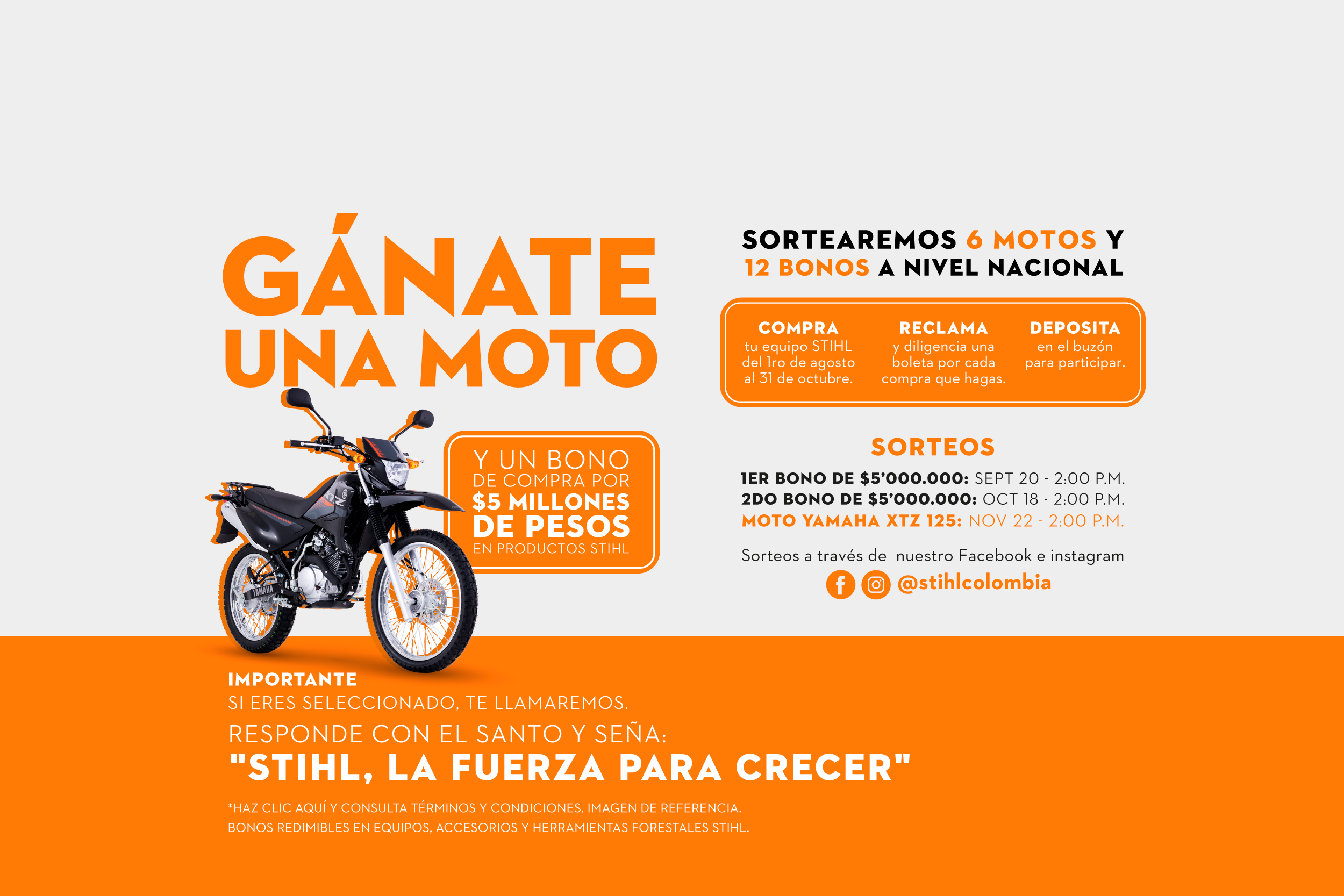 GÁNATE UNA MOTO